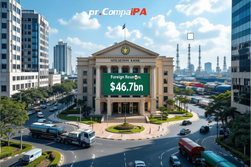 PR CompaiPA Image 2 - Nigeria Economy: Foreign Reserves Hit A 7-Year High at $46.7bn