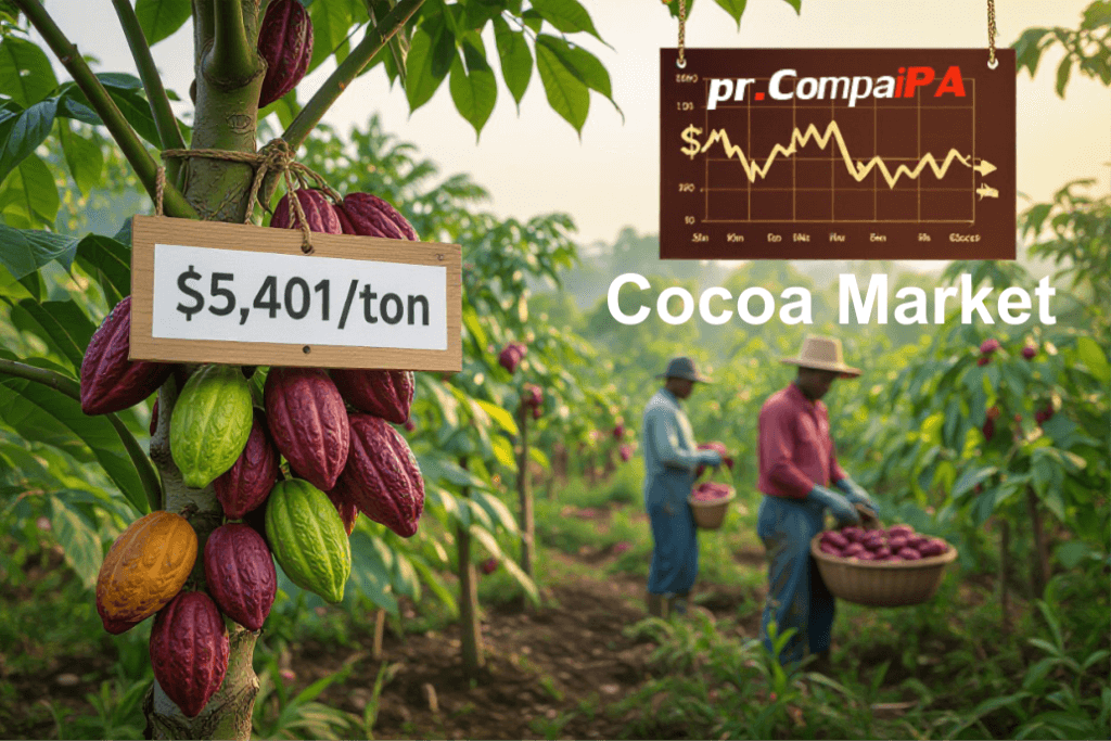 PR CompaiPA Image -Cocoa Market Declines 12% in Nov. 2025 Following Renewed Supply Optimism