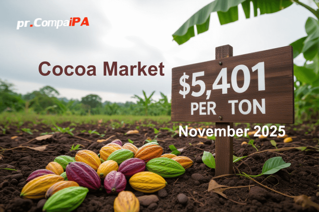 PR CompaiPA - Image 3 Cocoa Market Declines 12% in Nov. 2025 Following Renewed Supply Optimism