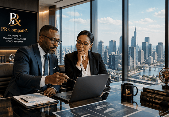 PR CompaiPA, header banner financial PR