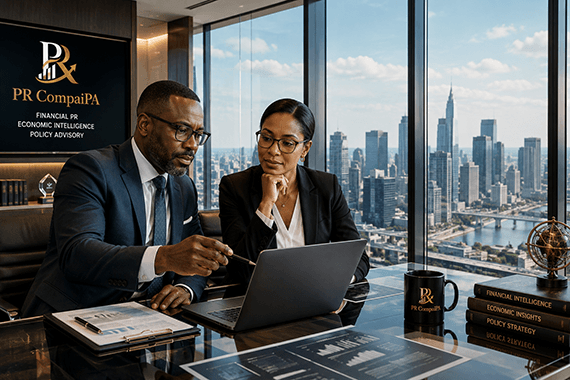 PR CompaiPA, header banner financial PR